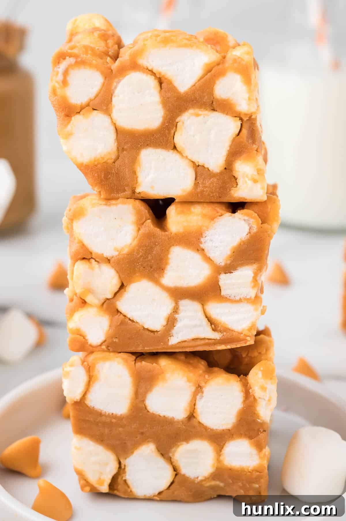 A stack of the recipe on a plate.