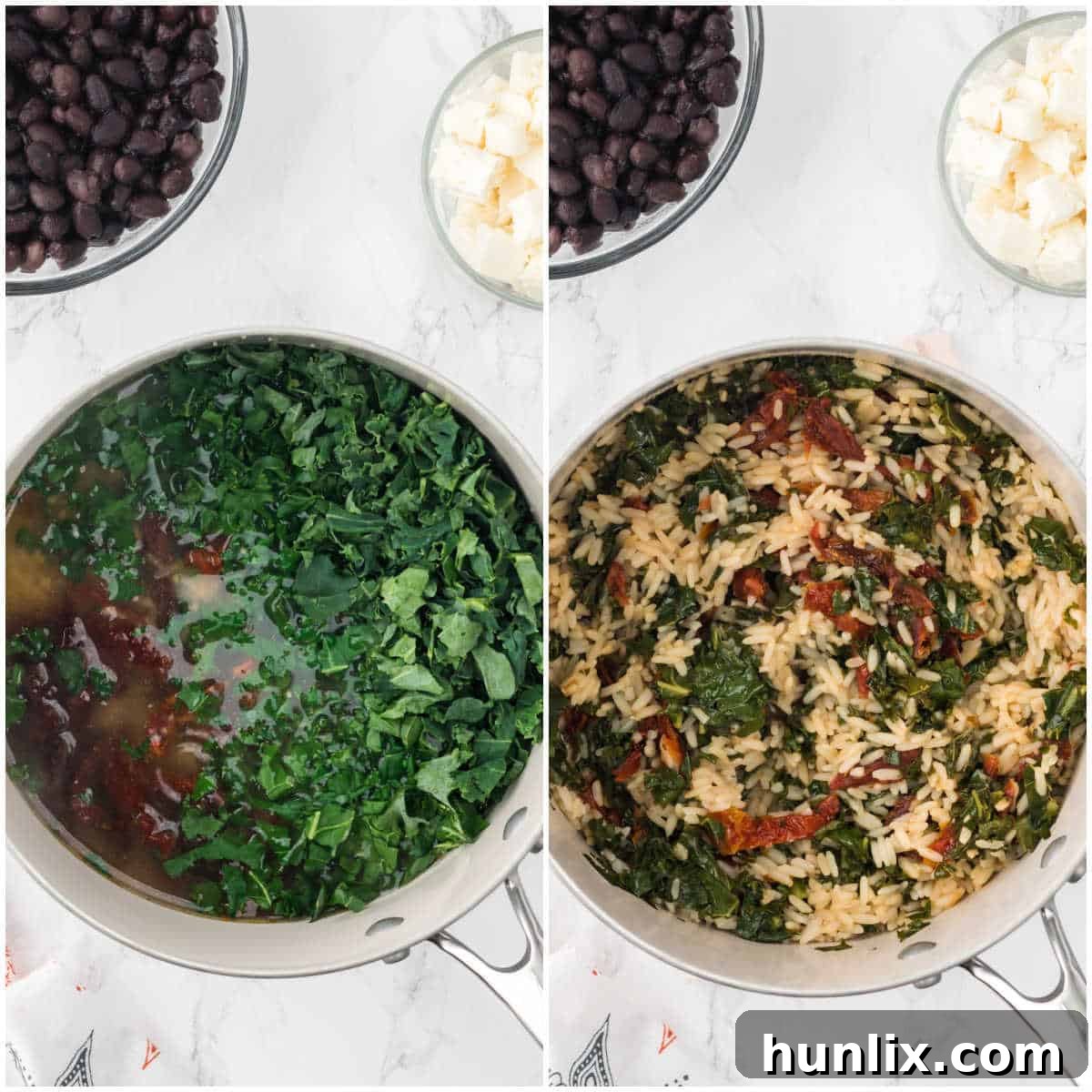 Vibrant Mediterranean Chicken Rice Bowl 6 Steps to make Mediterranean Chicken and Rice Bowl.