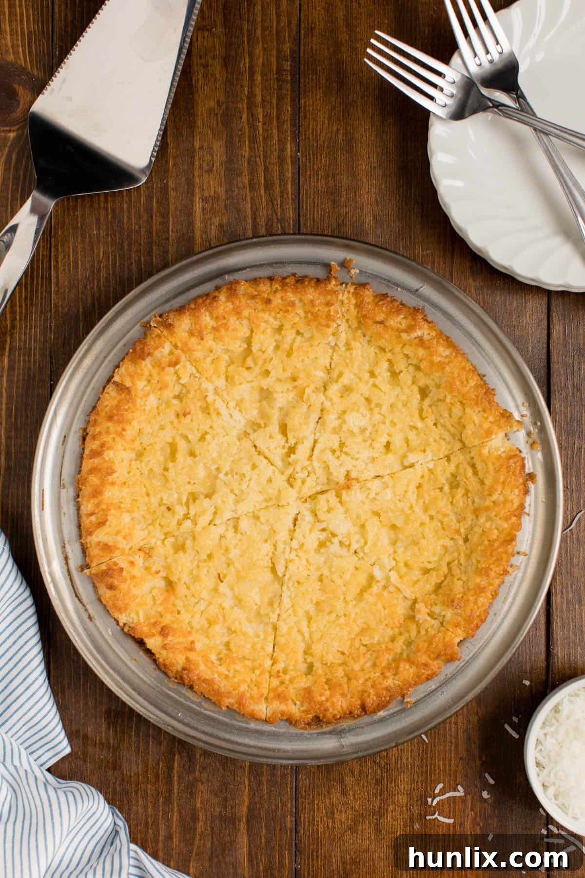 Impossible Pie - The easiest pie you will ever bake! It magically forms its own crust plus two delicious layers while baking.