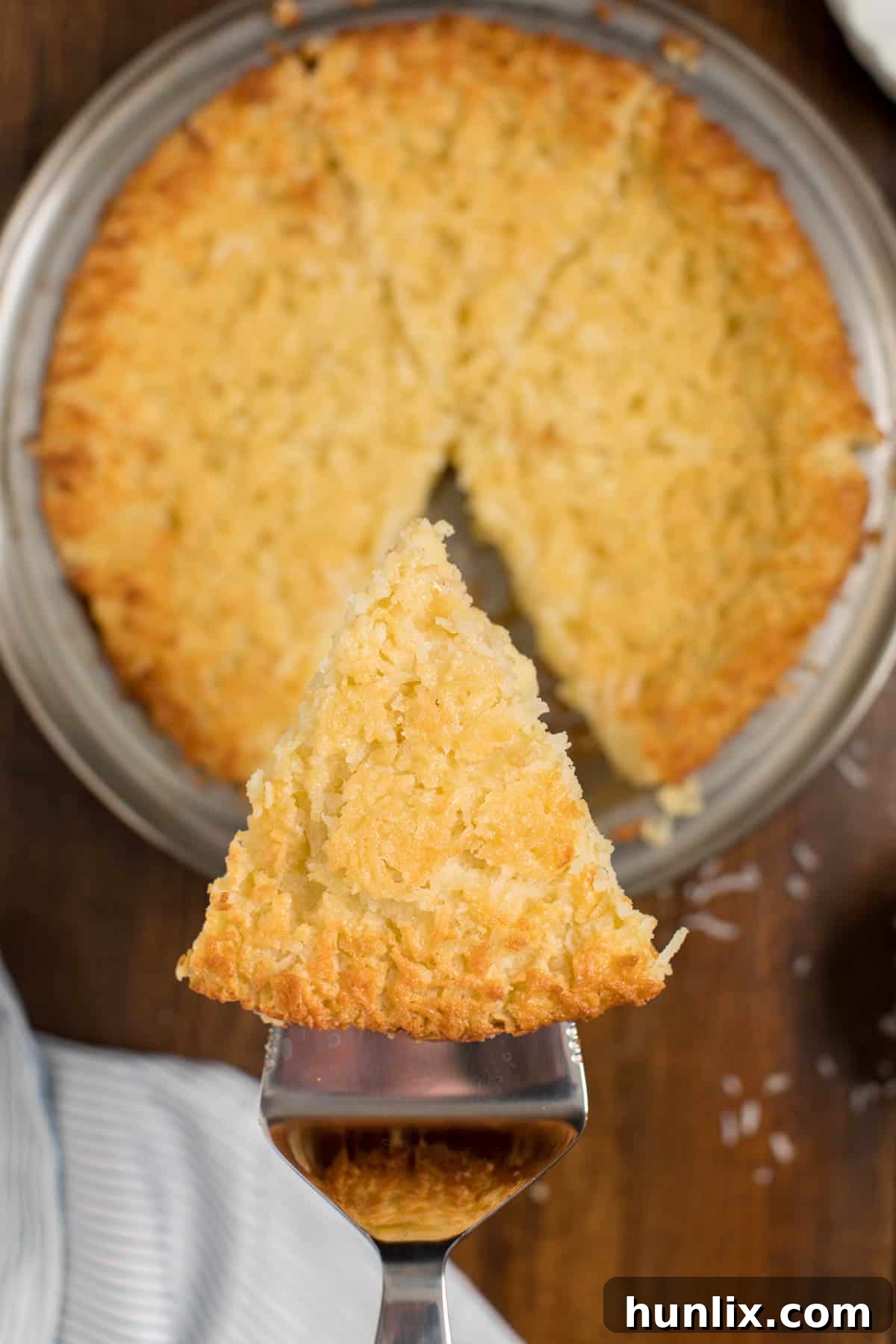 Impossible Pie - The easiest pie you will ever bake! It magically forms its own crust plus two delicious layers while baking.