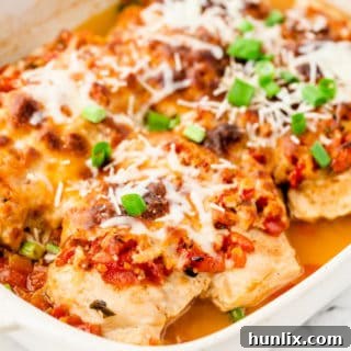 Salsa Chicken - Moist, tender and flavourful. This easy recipe makes a delicious weeknight meal for when you are short on time.