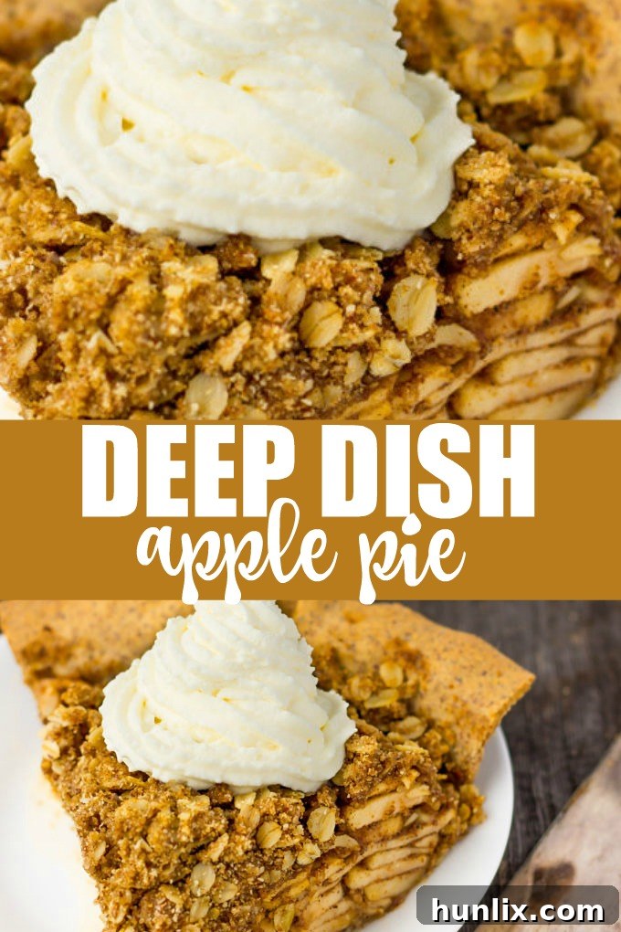 Deep Dish Apple Pie with Crumb Topping - The perfect fall dessert. This easy to make and 100% healthy dessert is made of 100% real food ingredients. It is gluten-free, vegan, dairy-free, flourless, egg-free and full of flavor!