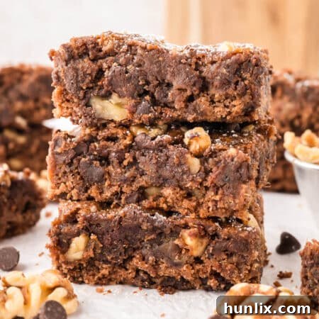 Mystery Chocolate Bars 10 A stack of the recipe, ready to serve.