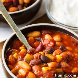 Hearty Bean Chili 8 Bean Chili recipe image