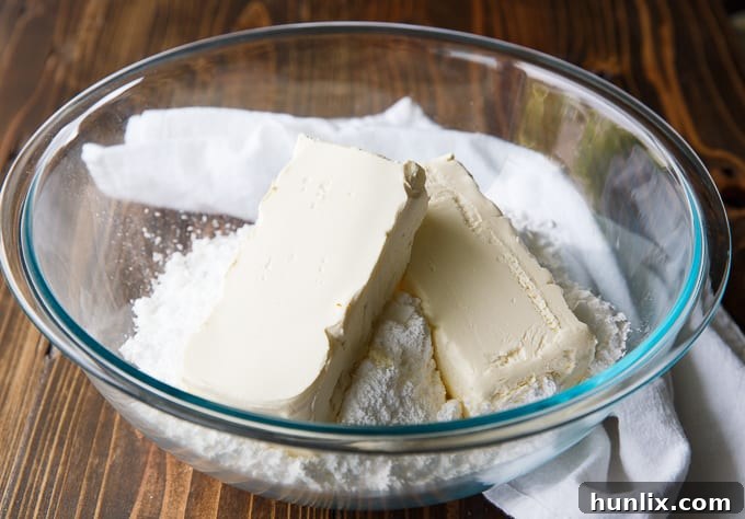 Gingerbread Whoopie Pies - Mixing the rich cream cheese filling.