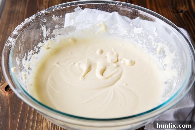 Gingerbread Whoopie Pies - The velvety smooth cream cheese filling, ready to be spread.