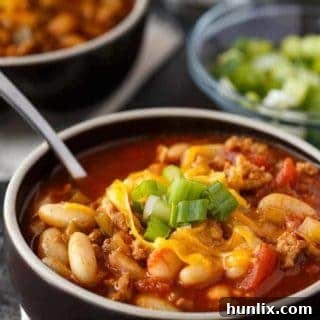 Quick White Bean & Turkey Chili