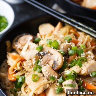 Cabbage & Peanut Butter Chicken Stir-fry