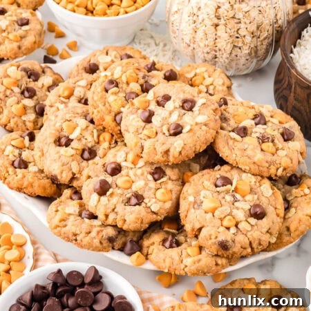 A beautiful platter showcasing freshly baked Rice Krispie Cookies.