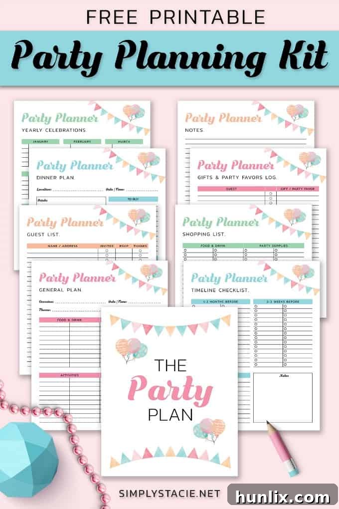 Ultimate Party Planning Kit: Free Printable Templates for Stress-Free Events
