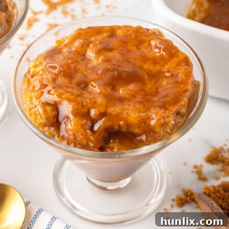 Half-Hour Pudding in a dessert dish.