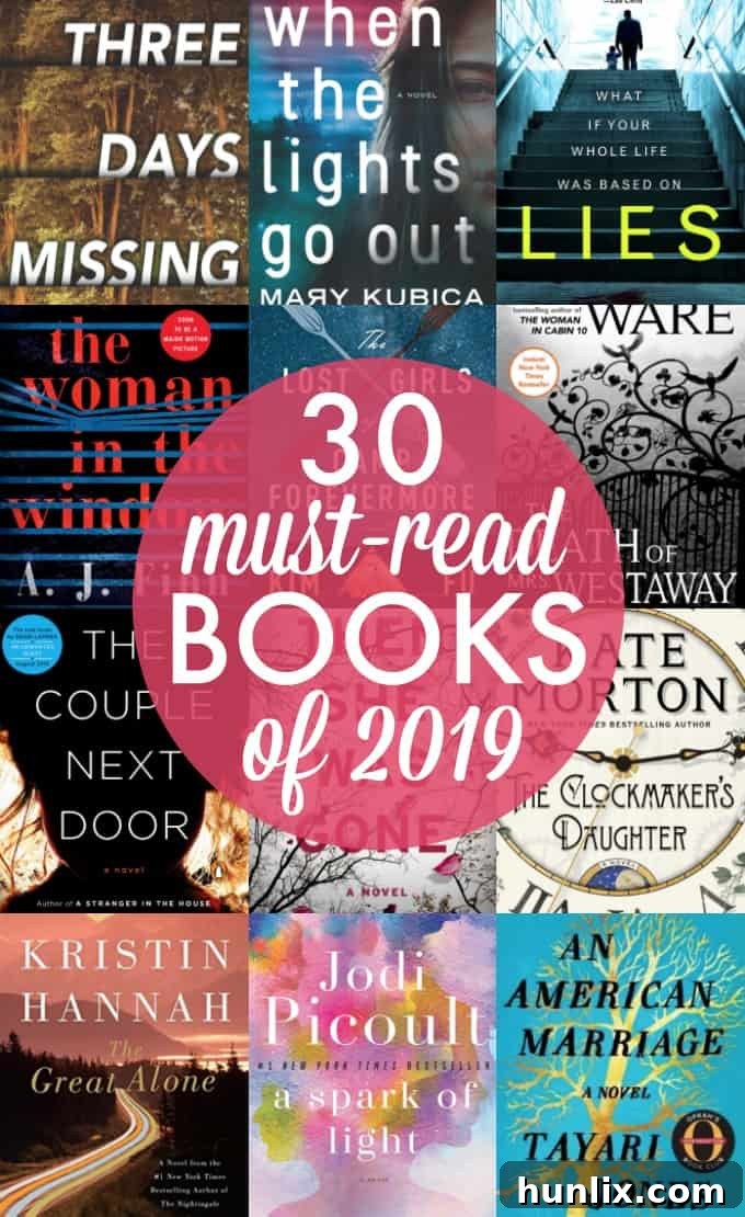 THIRTY MUST-READ BOOKS FOR 2019 2 30 Must-Read Books for 2019 - Looking for some awesome books to enjoy this year? Check out our list of 30 books you should read in 2019 to find your next book!
