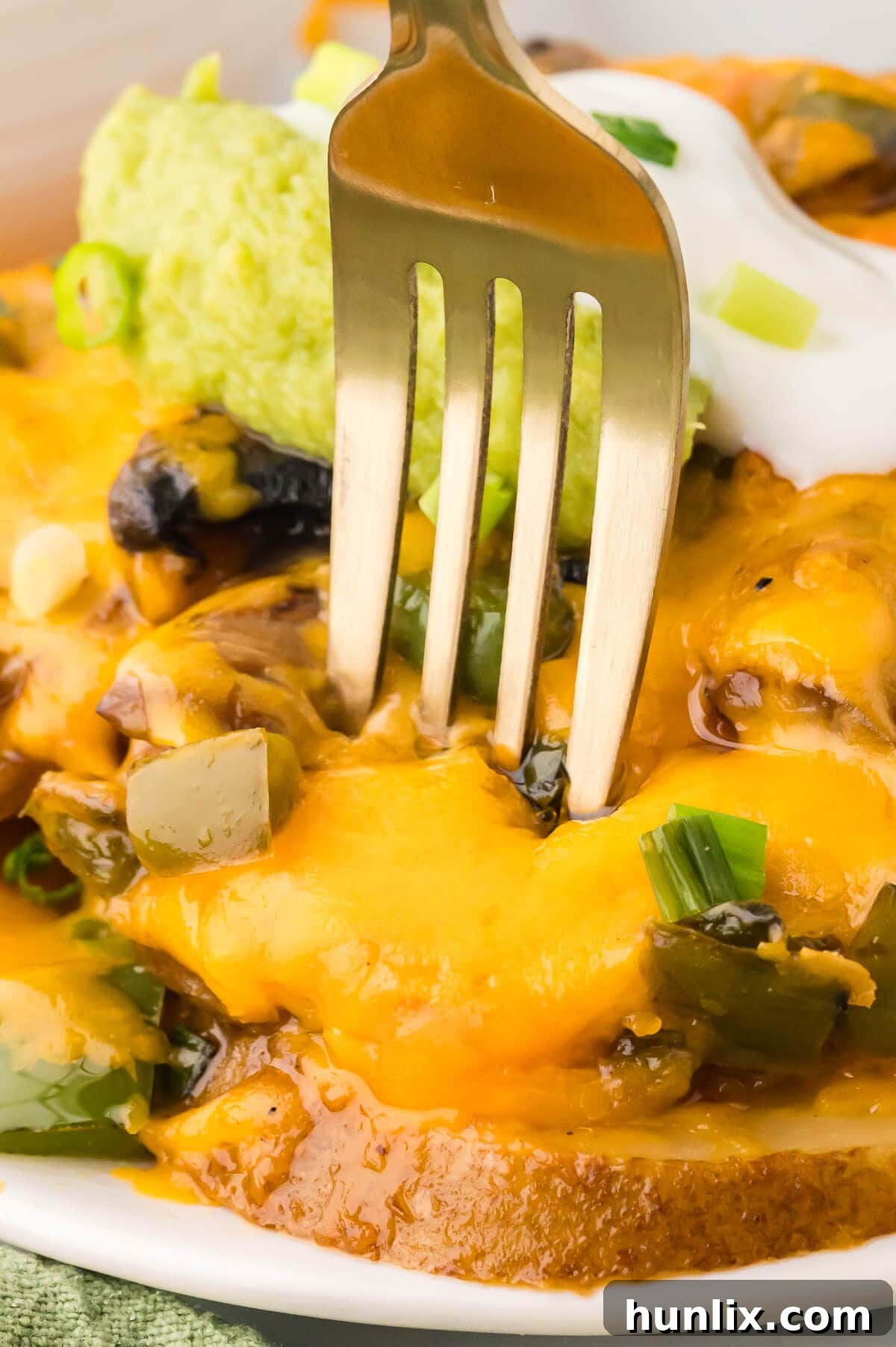 The recipe with a fork in it.