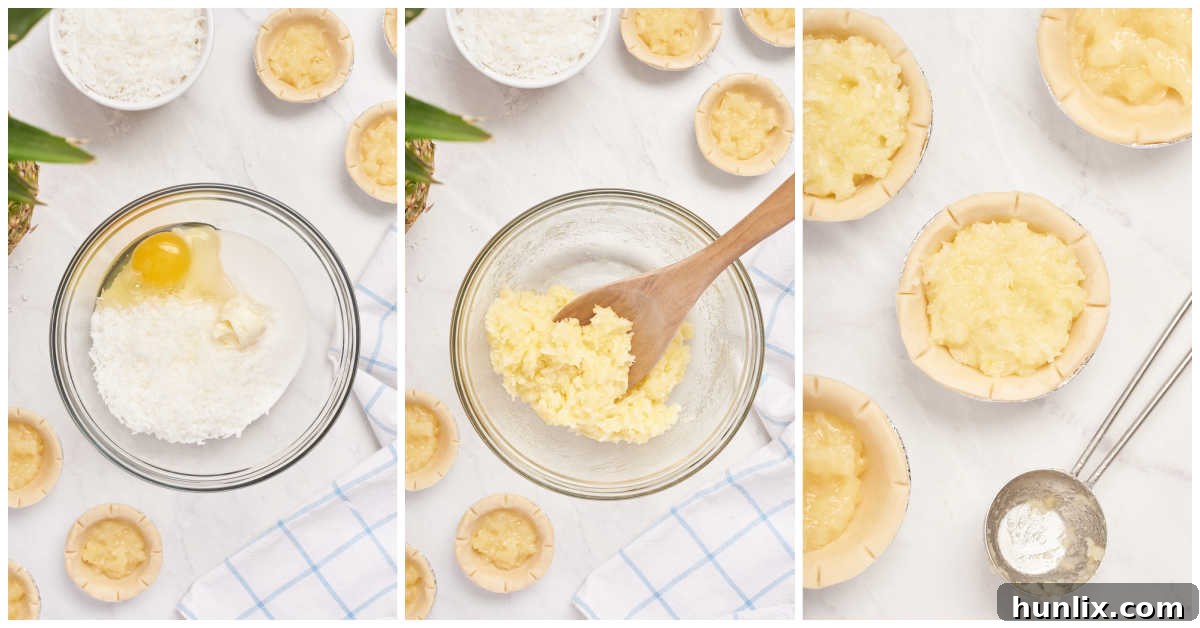 Steps to make pineapple tarts.