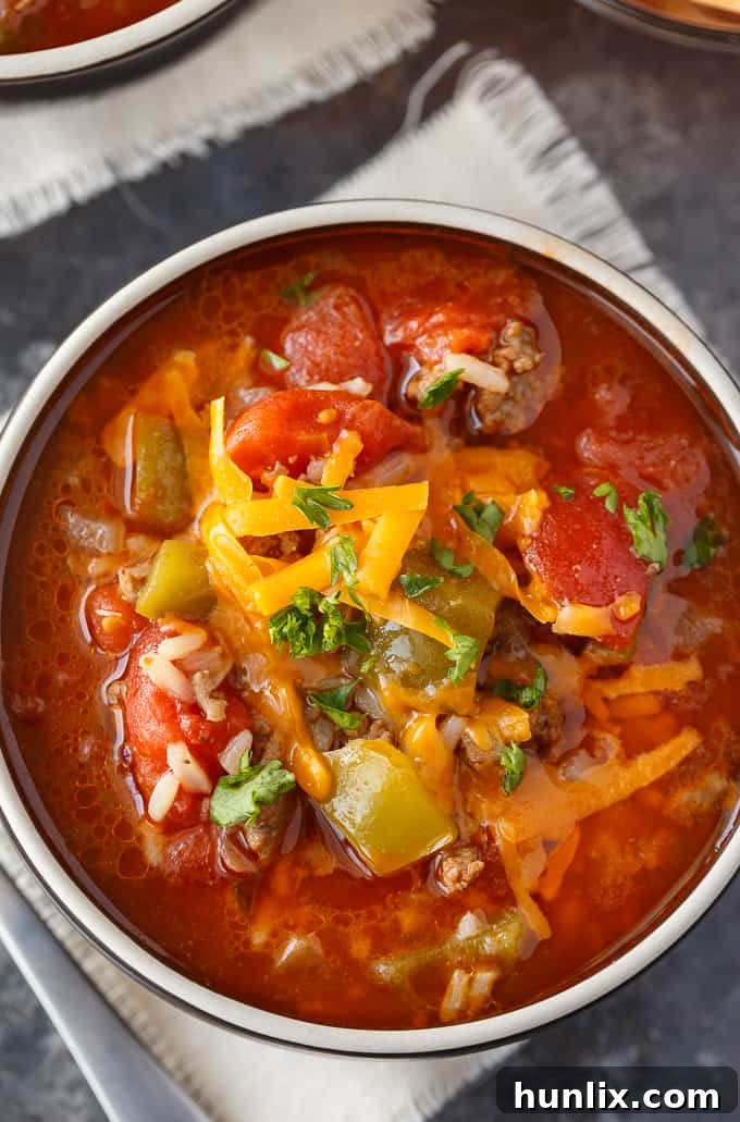 Stuffed Pepper Soup