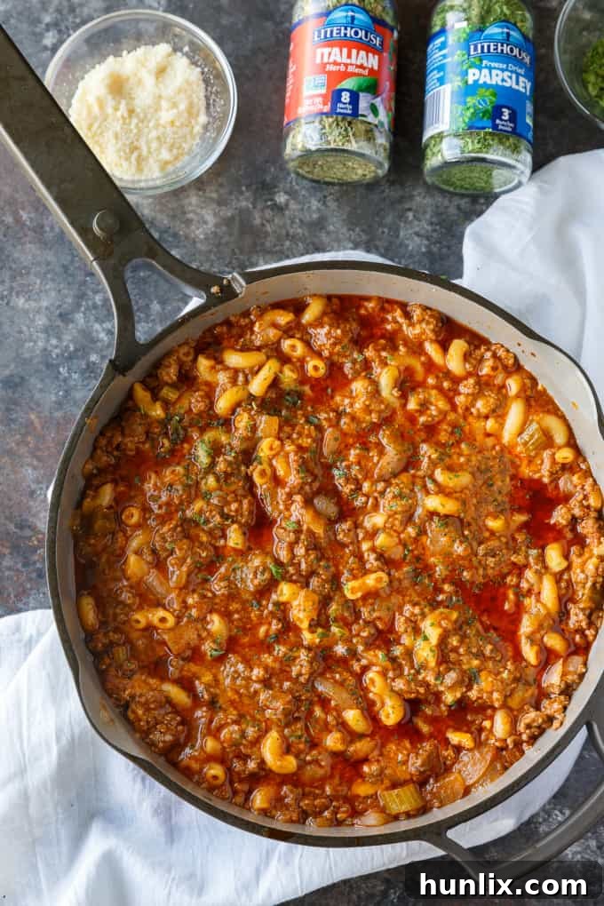 Sizzling Skillet Suppers 2 Delicious one-pan Supper in a Skillet meal ready to serve with pasta, beef, and cheese