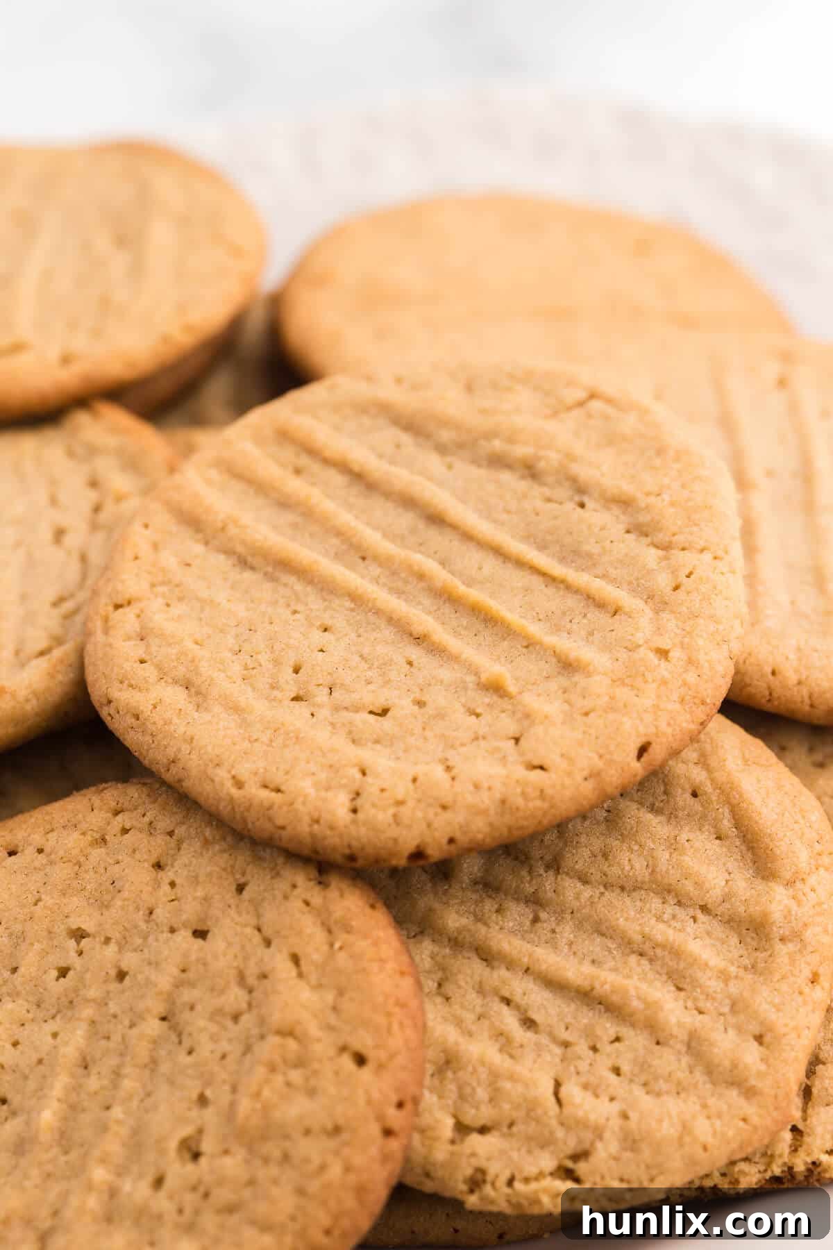 Peanut Butter Cookies - This classic homemade cookie recipe is quick and easy to make. Each bite is soft, chewy and full of peanut butter flavor that everyone knows and loves.