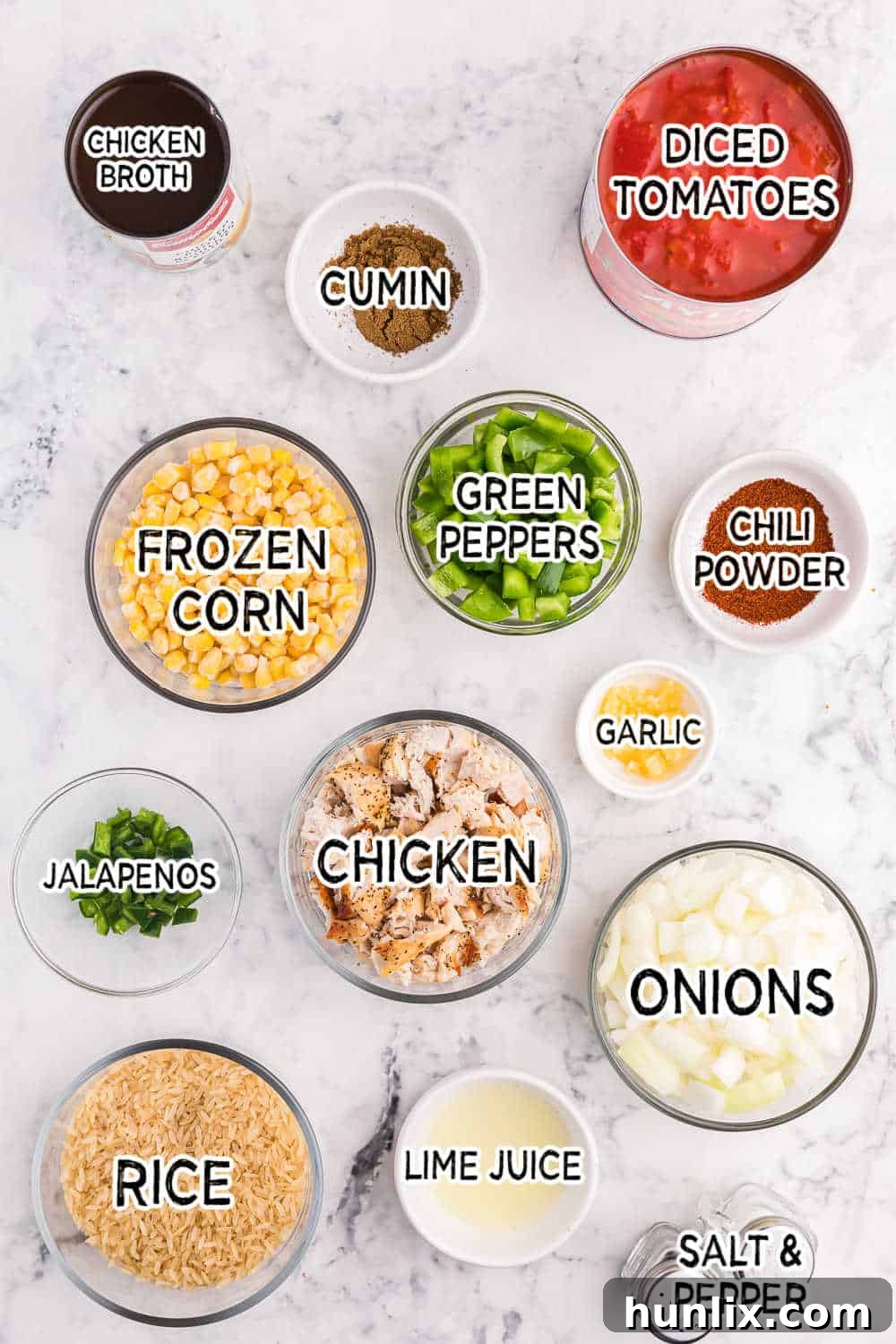 ingredients to make the soup