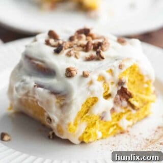 Pumpkin Spice Cinnamon Swirls 13 Pumpkin Cinnamon Rolls - Made with real pumpkin baked right into the dough, these easy homemade cinnamon rolls are fluffy, soft and sweet. The perfect fall treat that you can eat for breakfast, dessert or a snack!