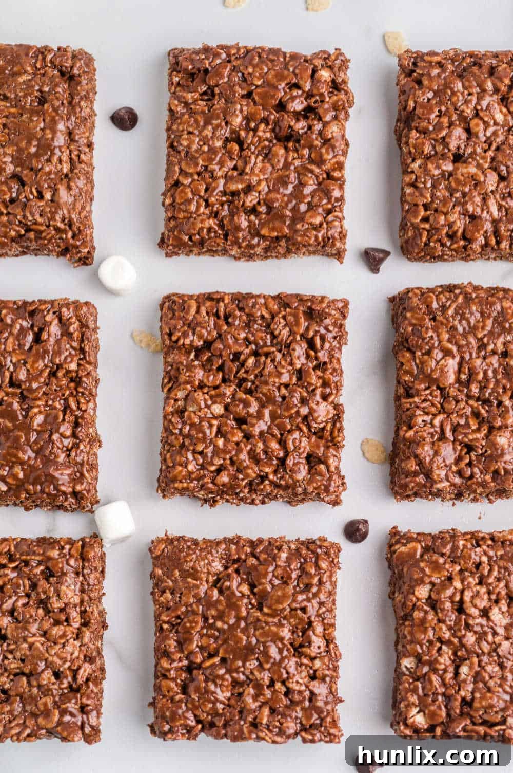 The recipe cut into bars.