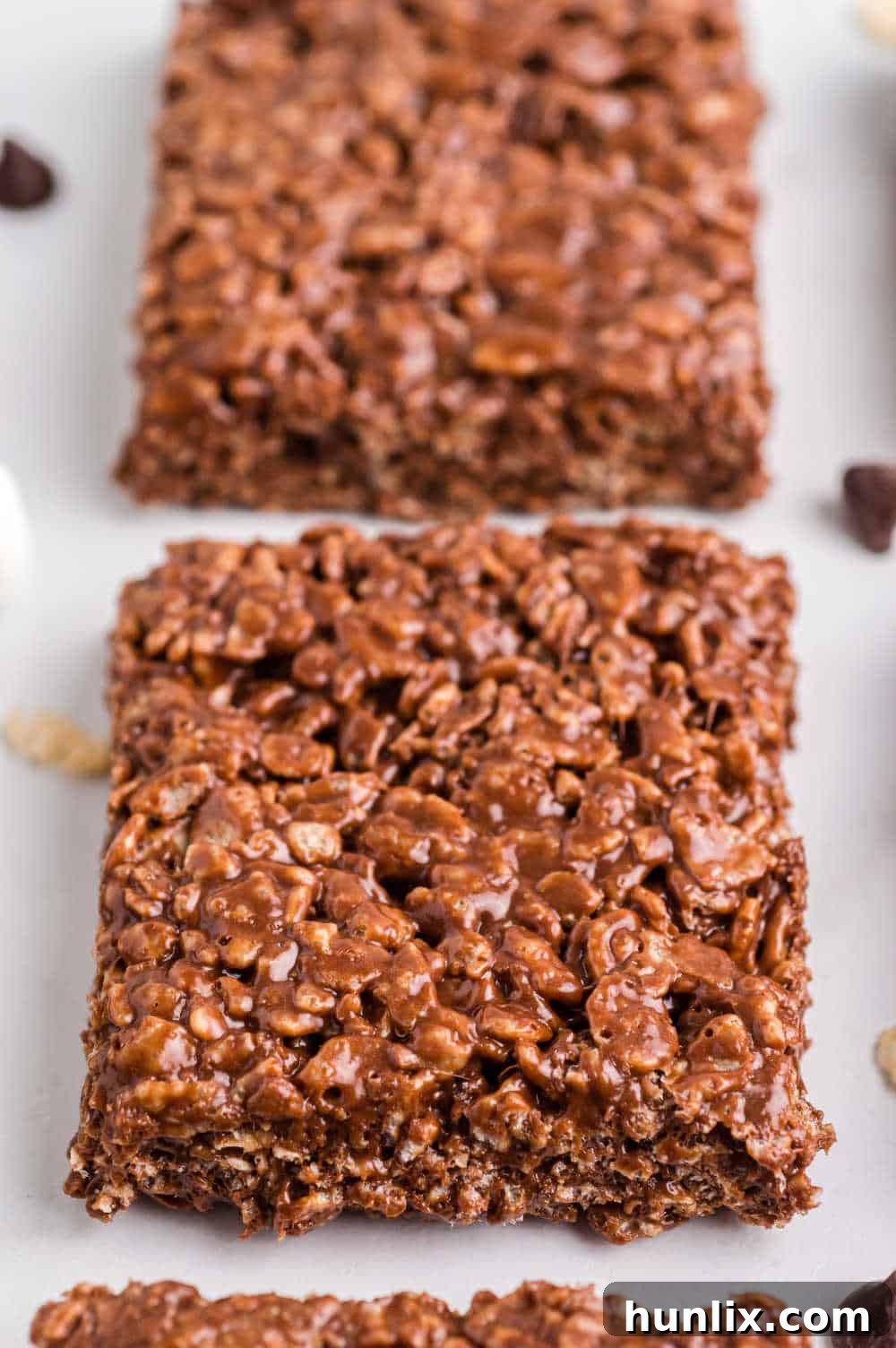 The recipe on a white surface.