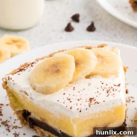 Black Bottom Banana Cream Pie