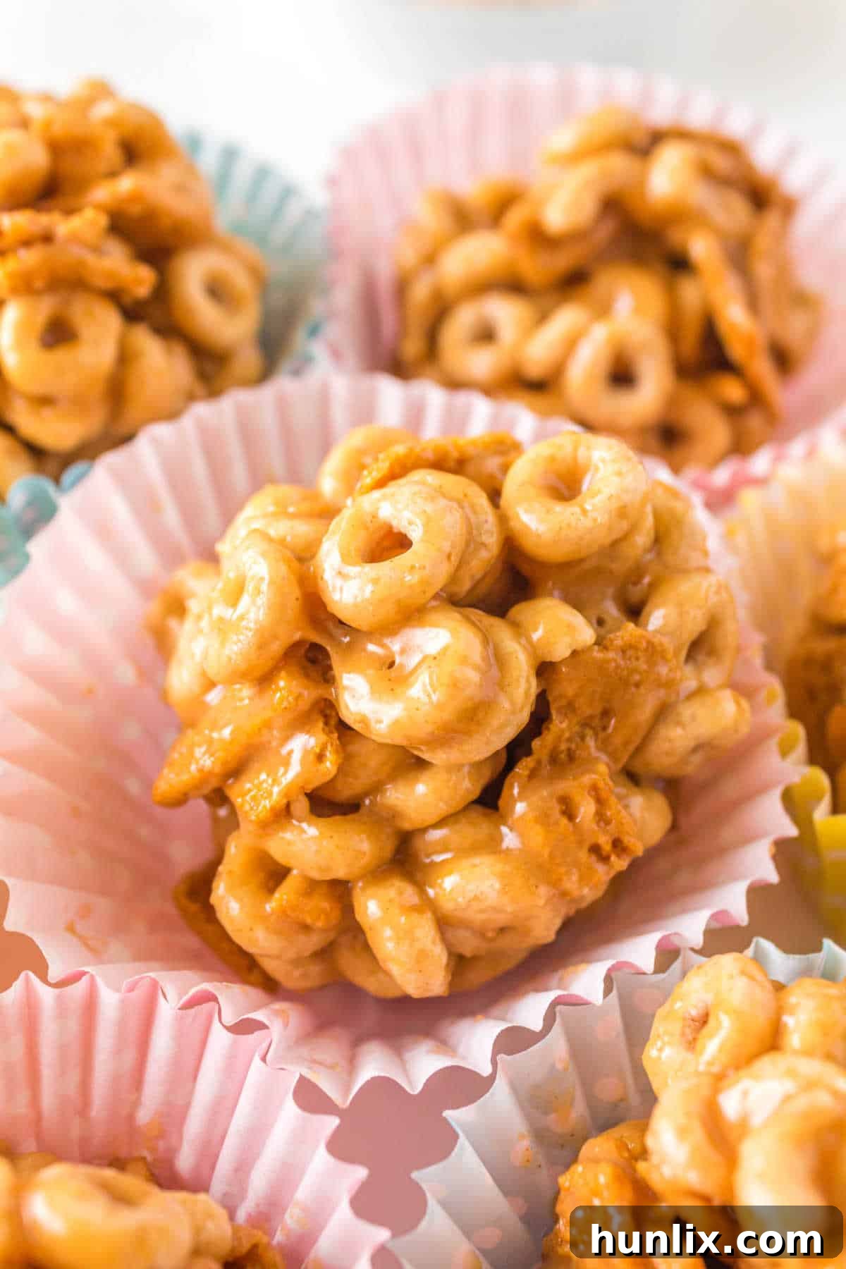 A group of the recipe in a cupcake liners.
