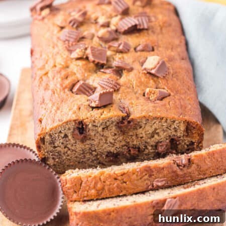 Reese's Peanut Butter Banana Bread