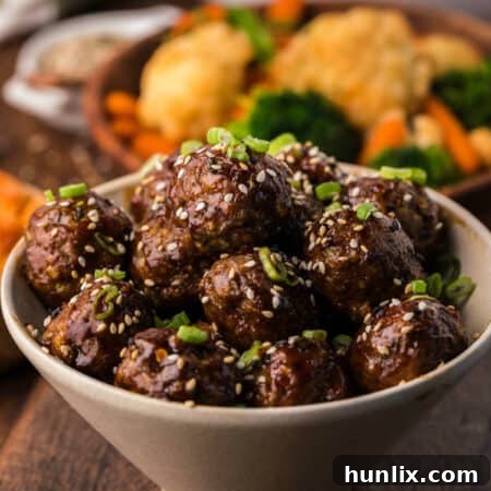 Korean BBQ Meatballs 13 Korean Meatballs