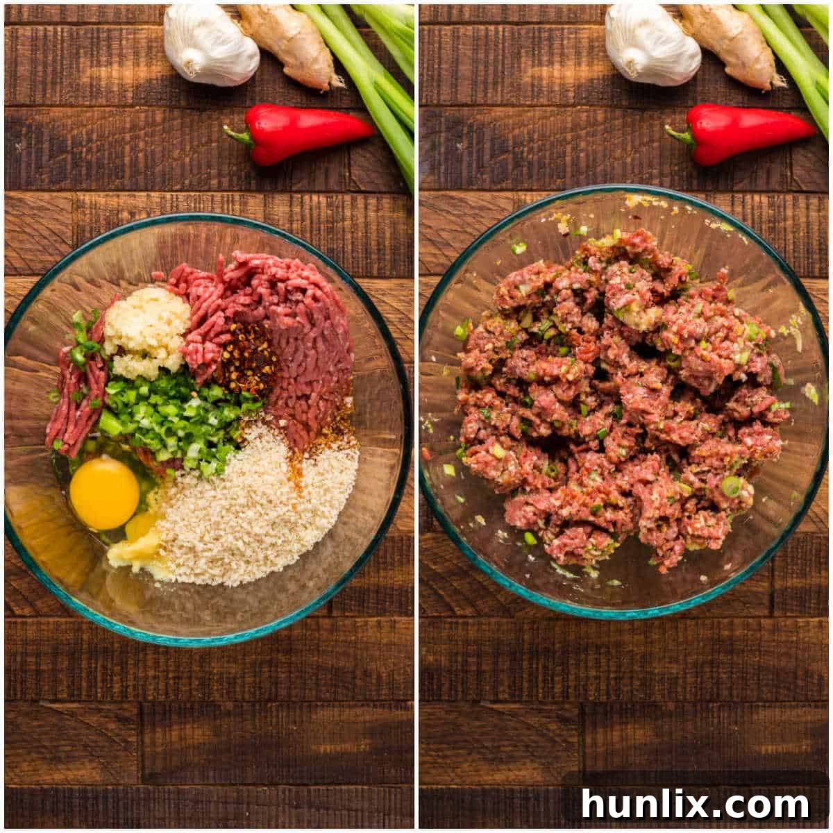 Korean BBQ Meatballs 4 Steps to make Korean meatballs.