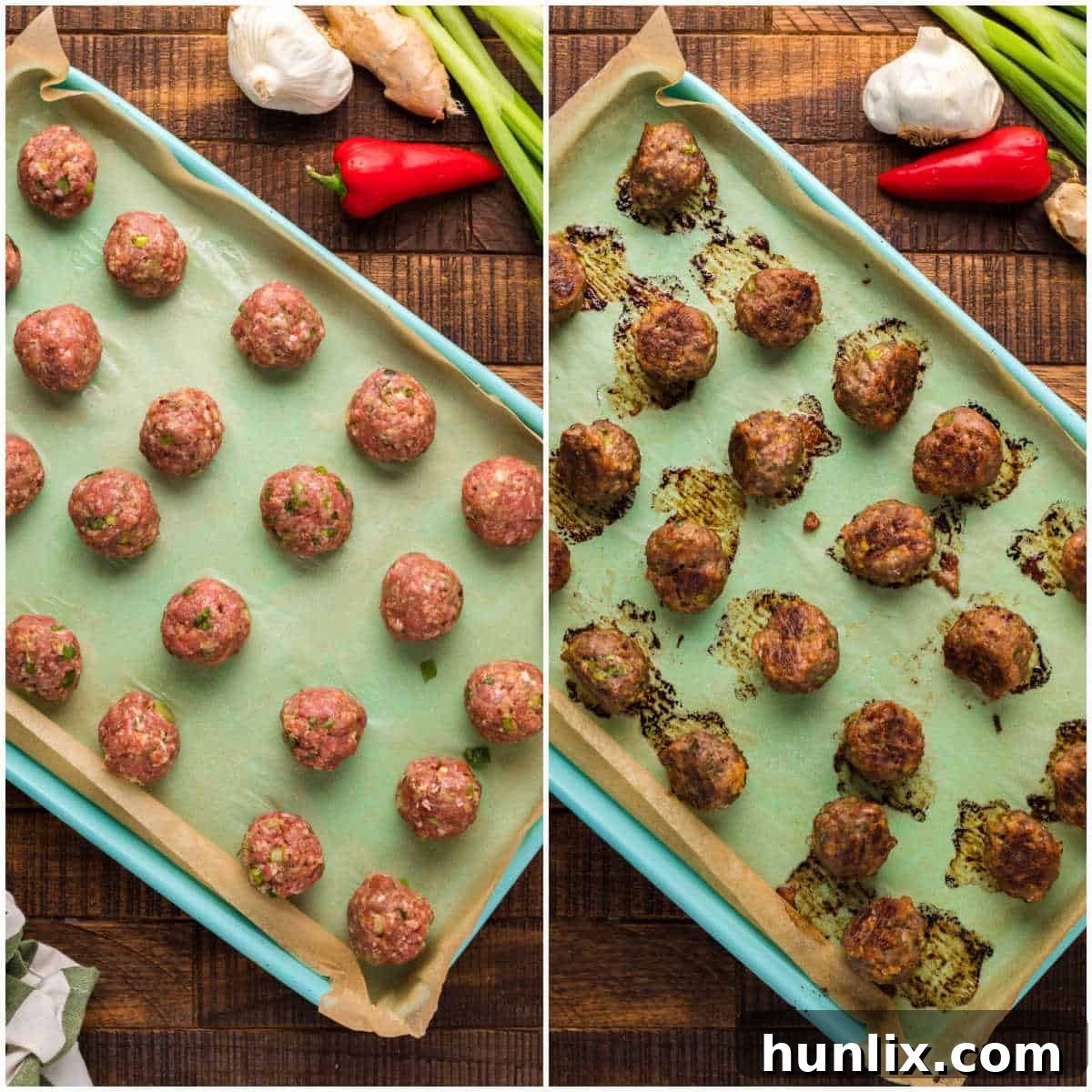 Korean BBQ Meatballs 5 Steps to make Korean meatballs.