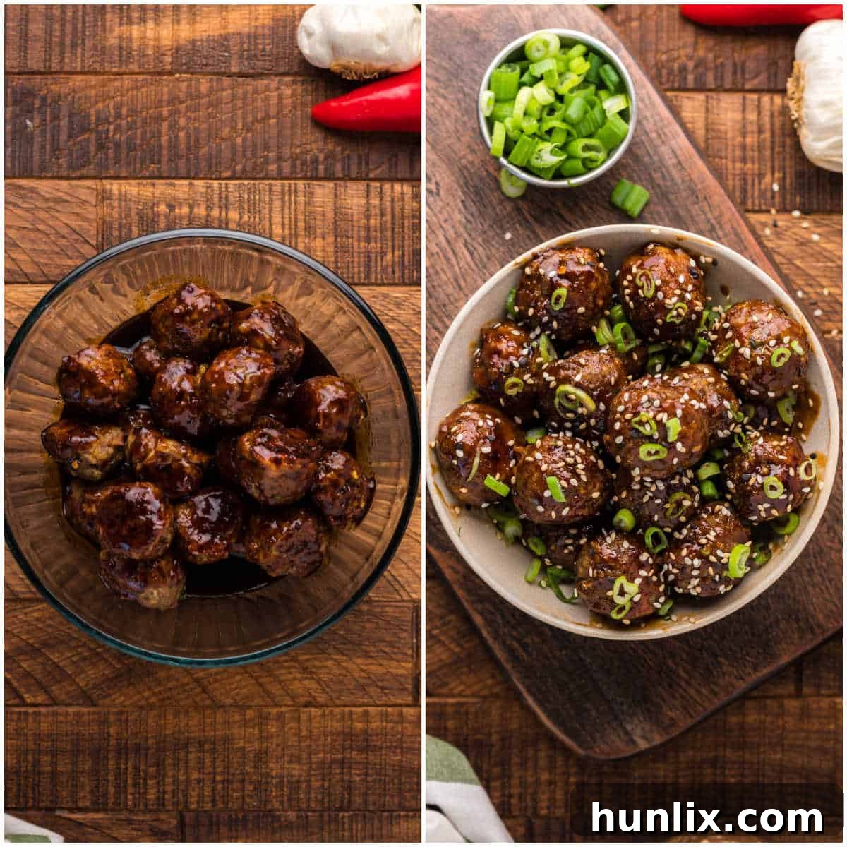 Korean BBQ Meatballs 7 Steps to make Korean meatballs.