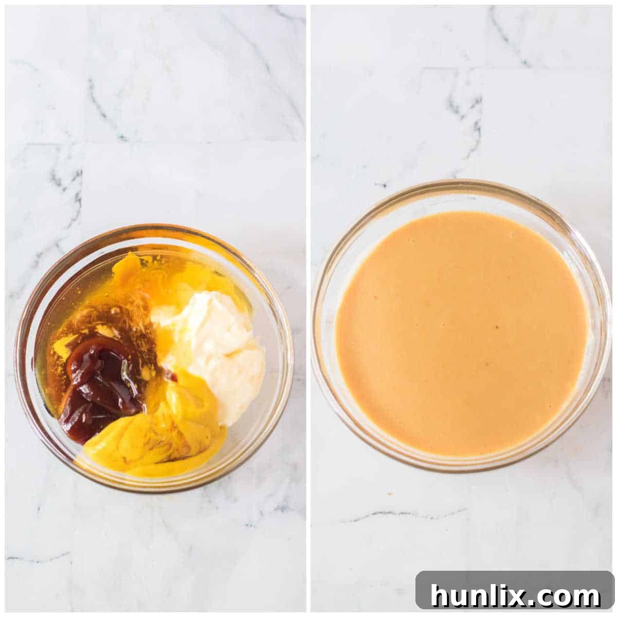 The Ultimate Homemade Chick-fil-A Nuggets 6 A step-by-step visual guide showing how to prepare the creamy and flavorful chick-fil-a sauce.