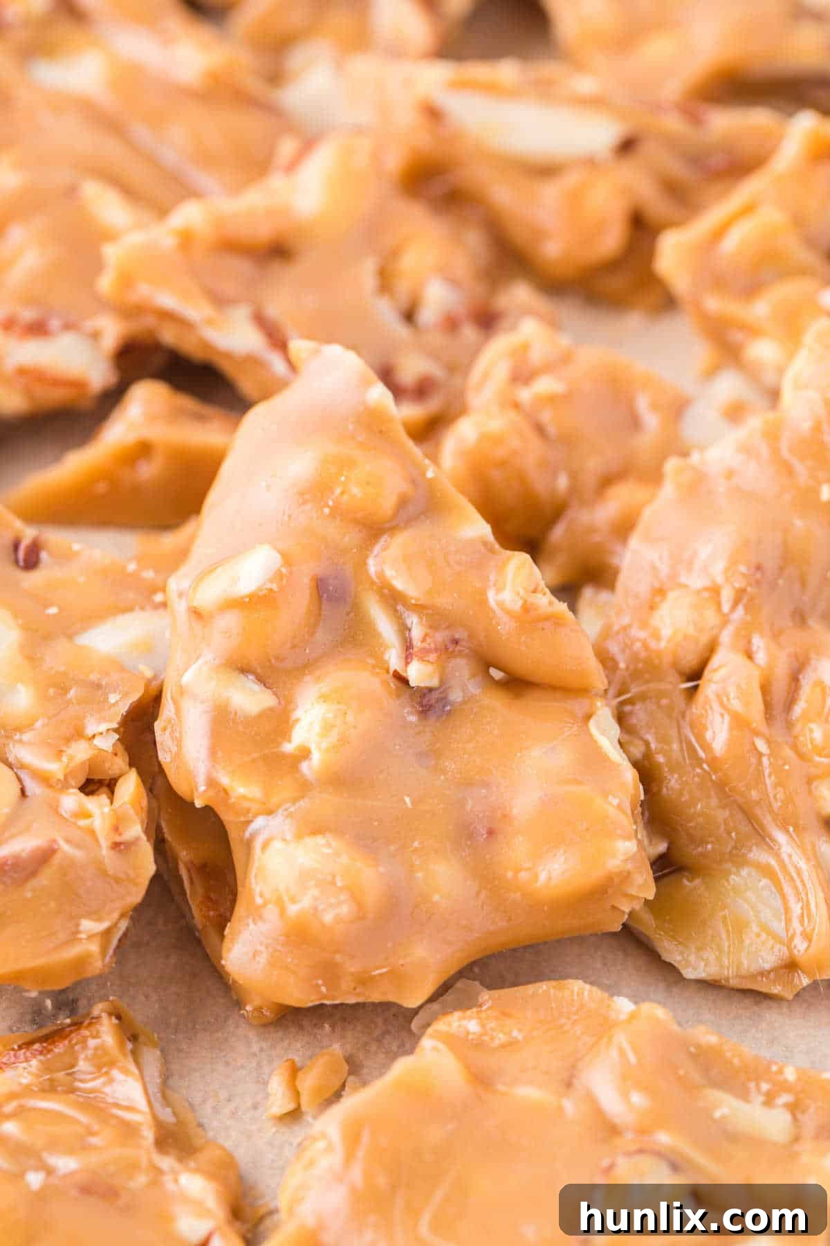 Nutty Caramel Crunch 6 Pieces of the recipe.