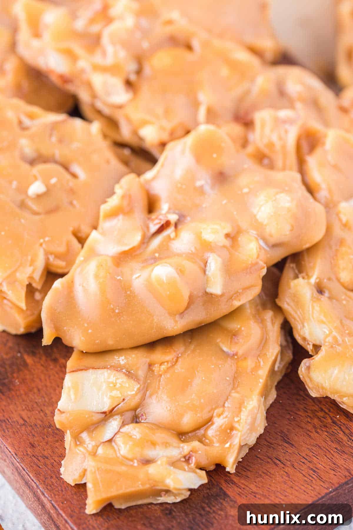 Nutty Caramel Crunch 9 A group of pieces of the recipe.