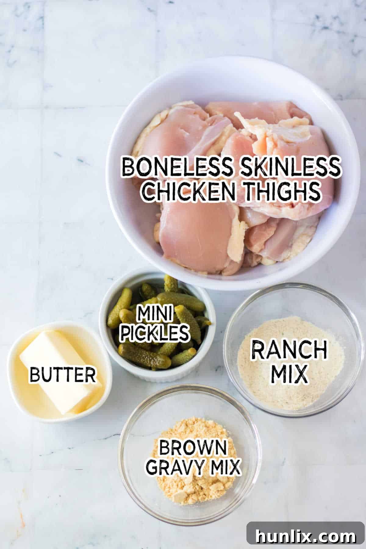 Dill Pickle Slow Cooker Chicken 3 Ingredients to make pickle chicken.