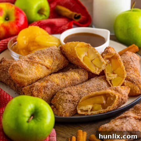 A plate of the recipe with caramel.