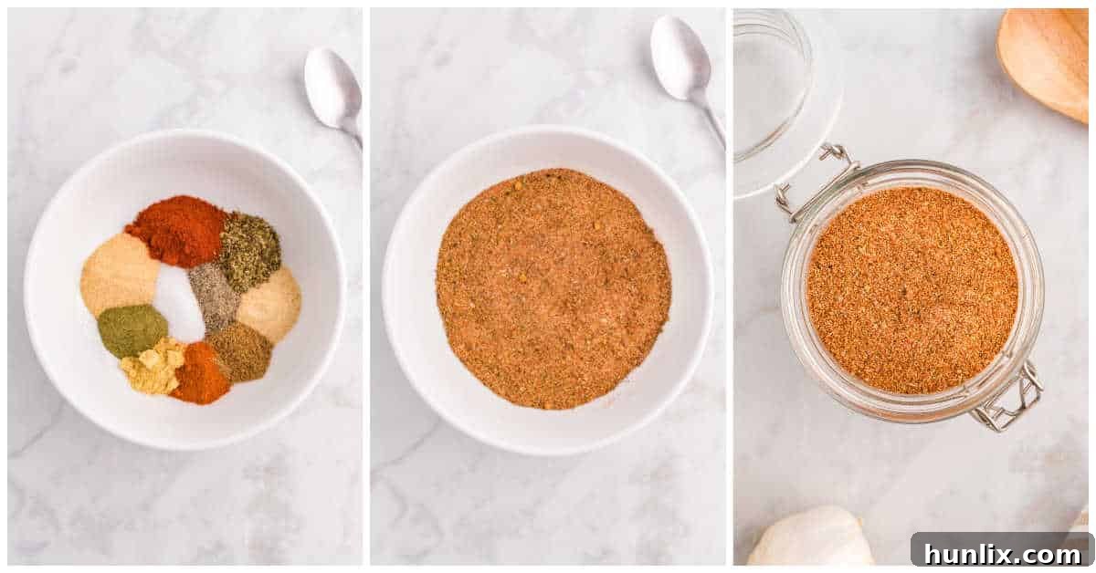 Louisiana Soul Spice 4 Steps to make cajun seasoning.