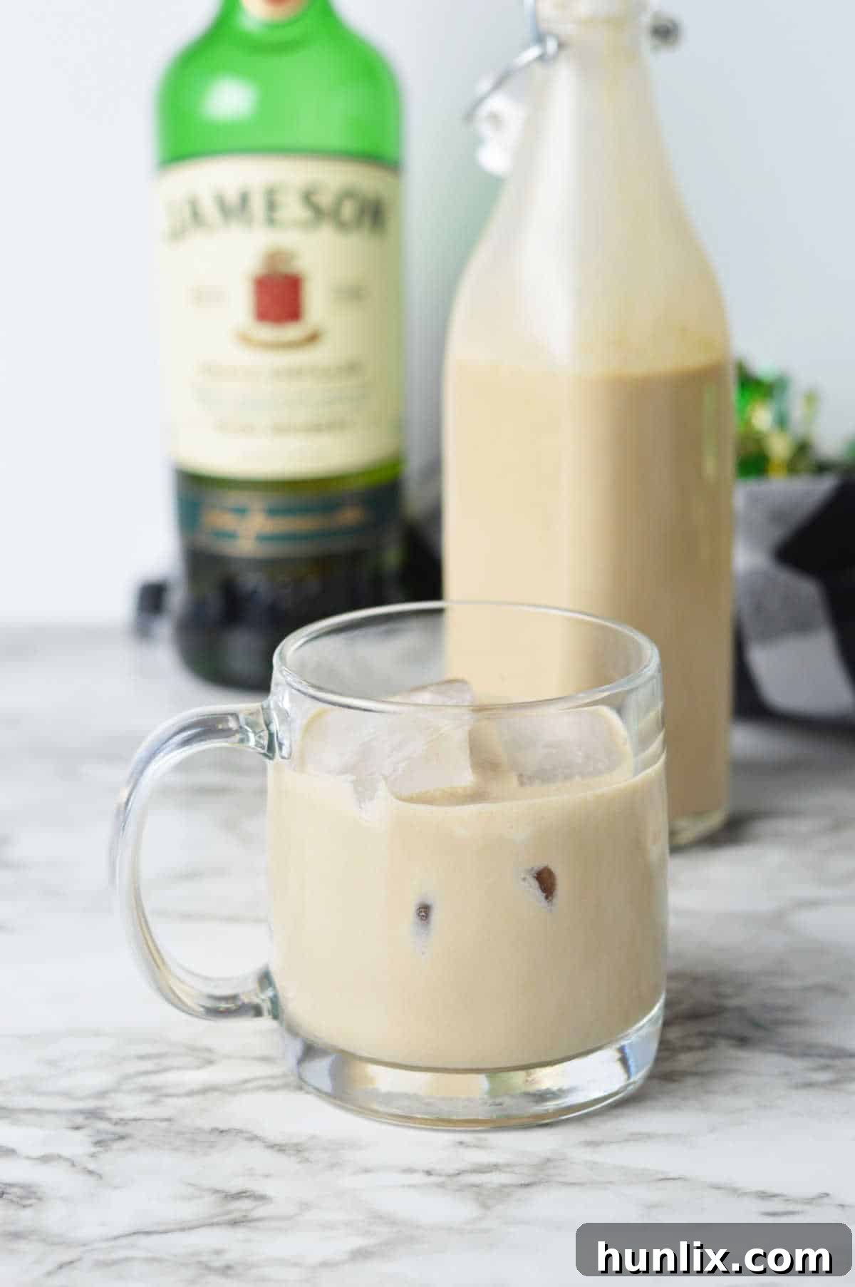 A glass mug of the recipe.