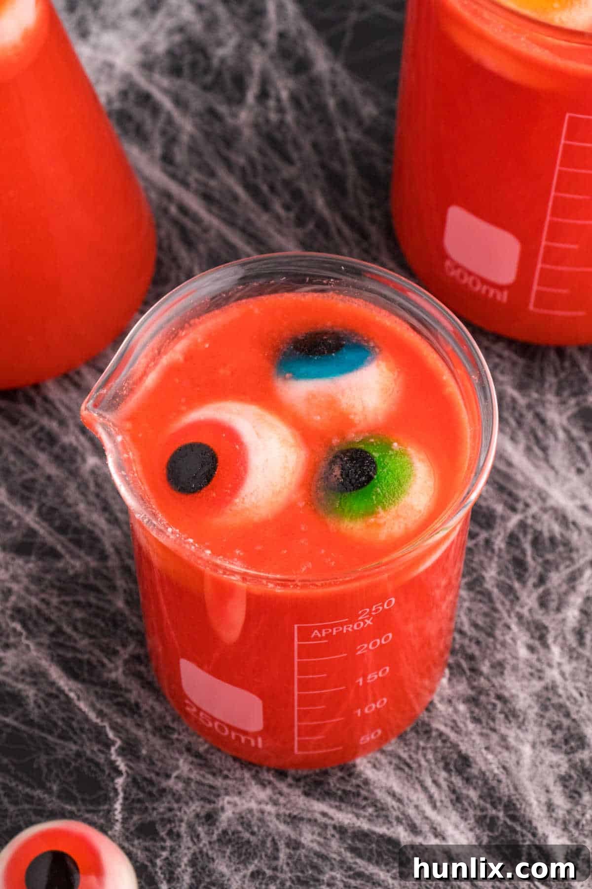 Spooky Brew 6 The recipe in a beaker.