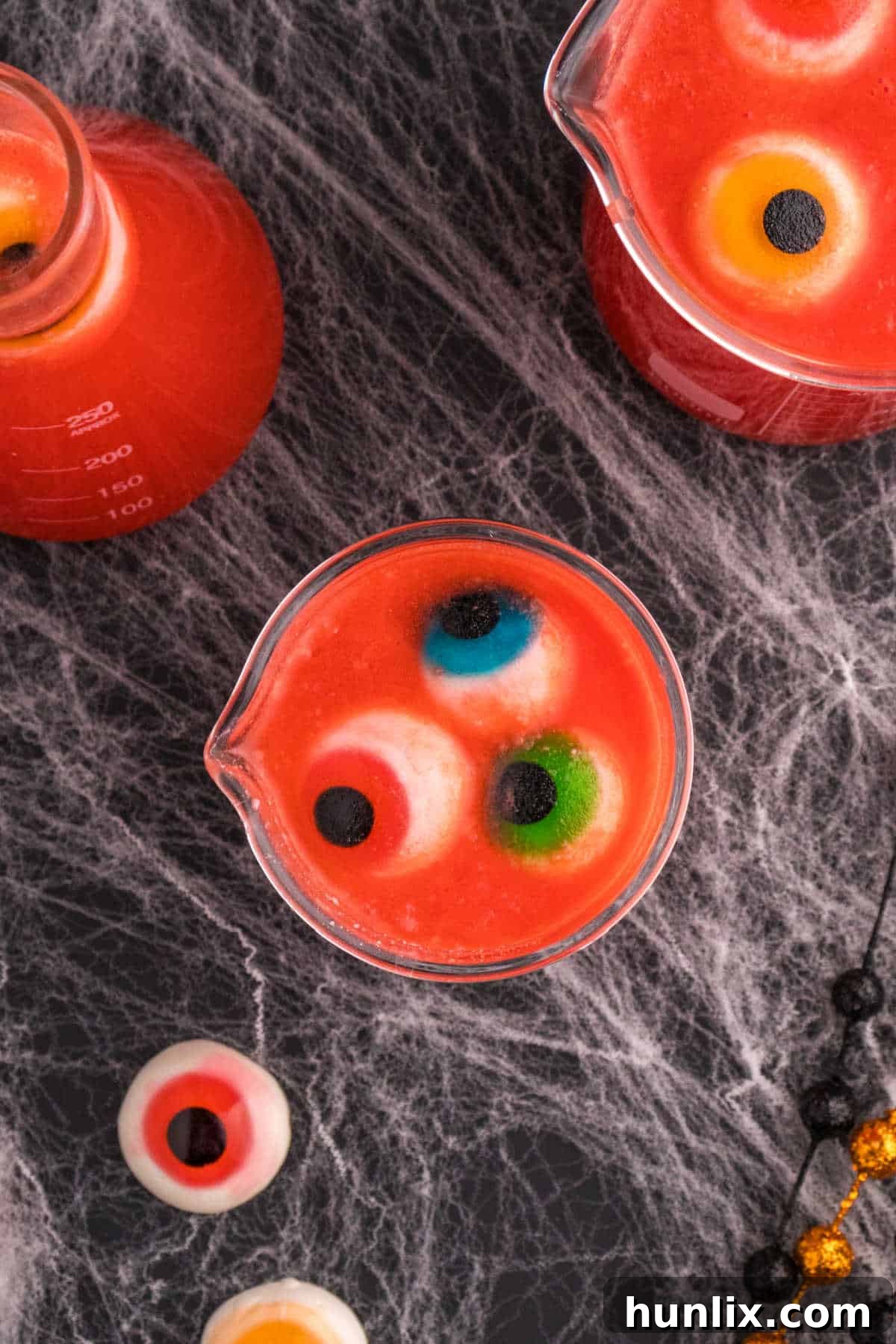 Spooky Brew 7 The recipe in a beaker.