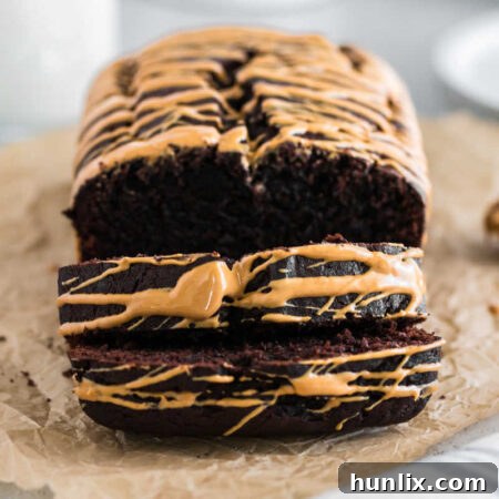 Chocolate Peanut Butter Banana Bread