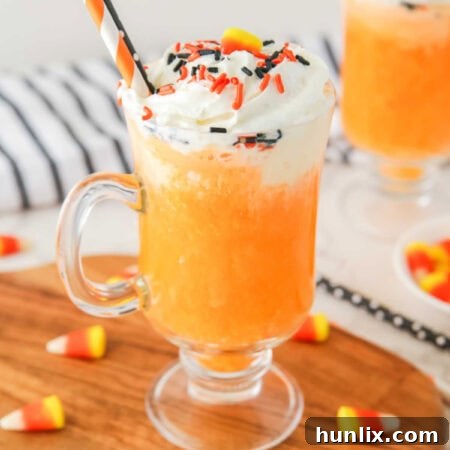 Halloween Ice Cream Floats