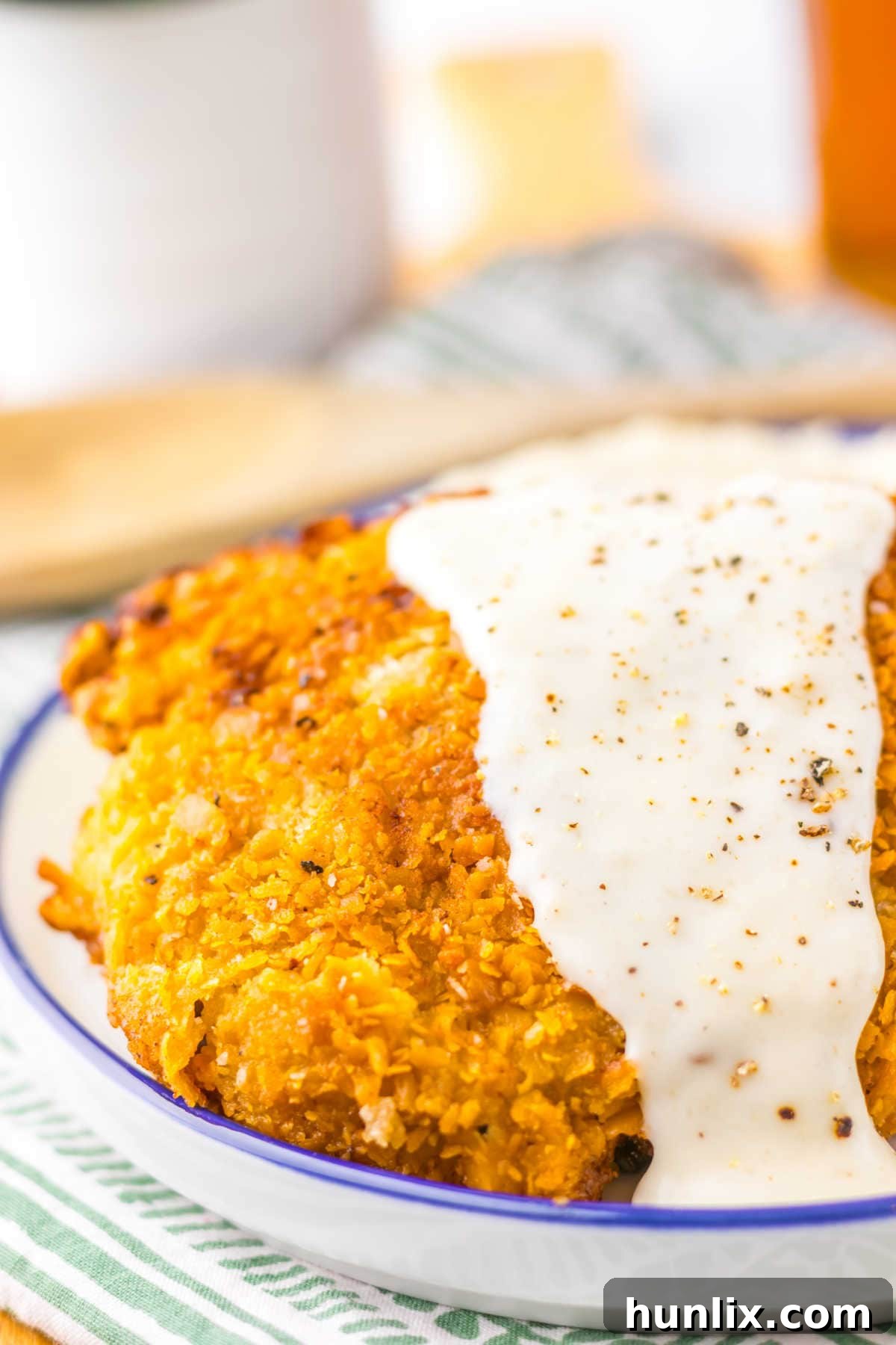 The recipe on a plate.