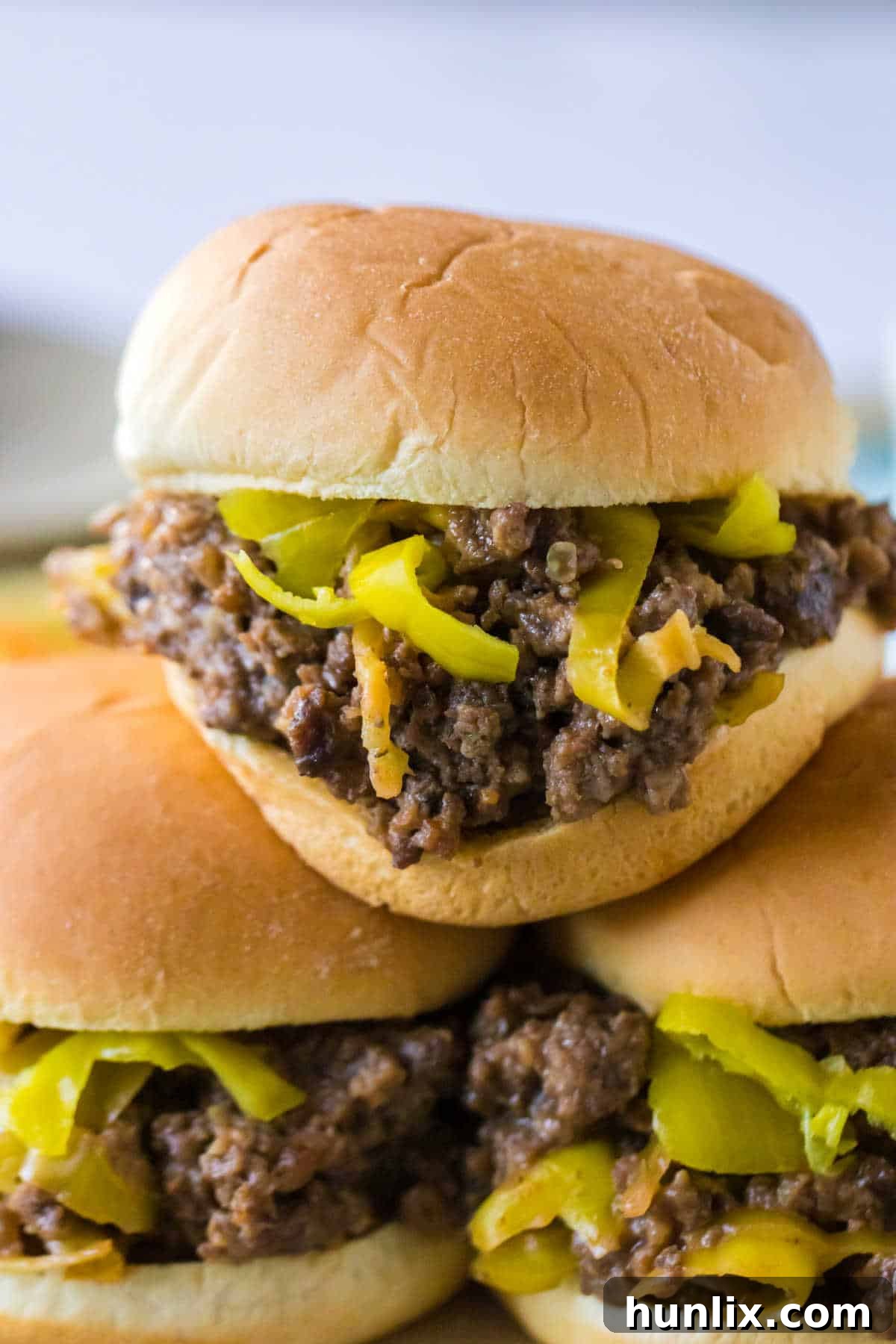 Slow Cooker Mississippi Sloppy Joes, a savory and tangy twist on the classic for an irresistible meal.