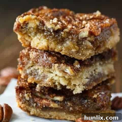 Deliciously gooey Maple Pecan Squares, a cross between a butter tart and pecan pie.