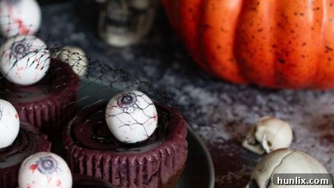 Classic Halloween graveyard cheesecake bites.