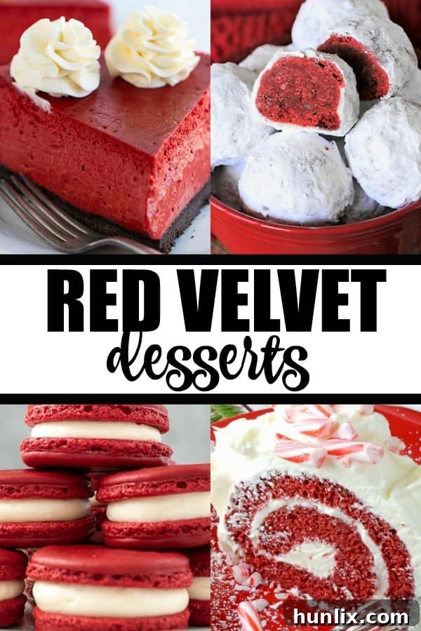 Crimson Velvet Creations 2 Discover a delightful array of Red Velvet Desserts, from classic cakes and chewy cookies to fluffy cinnamon rolls, pancakes, and waffles. Don't miss the delightful Red Velvet Ice Cream Float!
