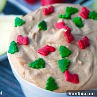 Easy Gingerbread Dessert Dip for entertaining