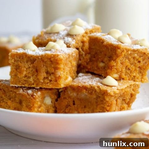 Gingerbread Sweet Potato Blondies